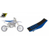 BLACKBIRD E1250H poťah/čalúnenie sedadla YAMAHA YZ 65 '19–'22 DOUBLE GRIP 3 farba modrá/čierna