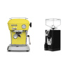 Ascaso Dream ONE, Sun Yellow + Eureka Mignon Bravo, CR black