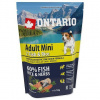 ONTARIO Dog Adult Mini Fish & Rice 0,75 kg