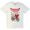 Tričko Stranger Things - Stranger Things - Christmas Bike Biela XXL