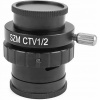 ADAPTÉR C-MOUNT SZ CTV 1/2 PRE PRIPOJENIE KAMERY OPTICKÝ MIKROSKOP ZOOM 2x