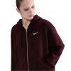 Nike Sportswear Phoenix Fleece Women's Oversized Full-Zip Hoodie Burgundy Crush 8 (XS)
