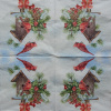 Ubrousky 33 x 33 cm Ptáčci u budky ODBĚRNÁ MÍSTA SK od 107.1e ZDARMA
