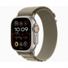 Apple Watch Ultra 2 49 mm titánové puzdro s olivovým alpským ťahom M MREY3CS/A