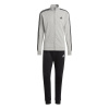 adidas Basic 3-Stripes French Terry Tracksuit Mens Medium Grey L