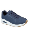 Skechers Uno Stand On Air Trainers Junior Navy/White 5.5 (38.5)
