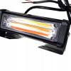 Blesk Stroboskop LED COB 8W AMBER 12V 12.5 cm vodotesný