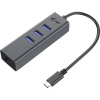 i-tec sieťový adaptér 10 / 100 / 1000 MBit/s USB-C®; C31METALG3HUB