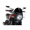 Plexi štít PUIG SEMI-FAIRING 9595N matná čierna čierny