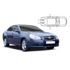 Slnečné clony na okná - CHEVROLET Epica Sedan (2006-2011) - Komplet sada