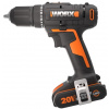 WORX Aku vŕtačka 45 Nm WX108 20 V/2× 2 Ah
