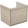 Ideal Standard Connect Air - Skrinka pod umývadlo CUBE 550 mm, 1 zásuvka, svetlé drevo E0844UK