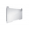 Nimco Zrkadlá - Zrkadlo s LED s osvetlením, 120x70 cm, hliník ZP 22006