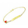 Náramok Zlata s Hrkálka 15 cm Gold 585 B833 (Náramok Zlata s Hrkálka 15 cm Gold 585 B833)