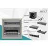 DIGITUS Digitus DN-10-SET-1-B rack 6U Nástenný regál Čierna (DN-10-SET-1-B)