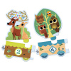 DJECO Postupové puzzle: Počítam, 20 dielov