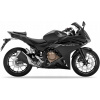 NÁLEPKY NA MOTOCYKEL JUULA PRE HONDA CBR 500 R 2016-2017 ČIERNA MATNÁ NH436