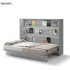 Dig-net nábytok Sklápacia posteľ Lenart BED CONCEPT BC-04 sivá | 140 x 200 cm