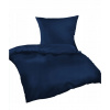 Posteľné obliečky - NYX 160 cm x 200 50x60cm nyx posteľná súprava (Bavlnená posteľná bielizeň 160x200 vankúš 50x60 Navy modrá)