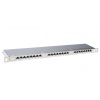 Patch panel Solarix SX24HD-6-STP-SL STP cat6 24p. 0,5U, s vyväzovacou lištou SX24HD-6-STP-SL