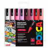 Posca PC-5M Love mix teplých tónov 8 ks