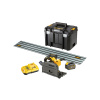 DEWALT Akumulátorová ponorná kotúčová píla 54 V bez uhlíkovej kefy (2 x 6,0 Ah akumulátor + nabíjačka + koľajnica) DCS520T2R