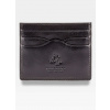 Pánska Peňaženka Visconti MZ1 Malá Vertikálna Čierna z Pravej Kože