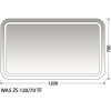 Zrkadlo do kúpeľne Intedoor Wave 120x70 cm WA5 ZS 120/70 TF