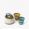 Skladacia sada na varenie SEATOSUMMIT Frontier UL Collapsible Kettle Cook set 1.3l 2P 3ks