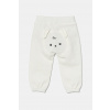 Detské bavlnené tepláky United Colors of Benetton béžová farba, jednofarebné, 3J70AF029 3J70AF029.W.Seasonal 82