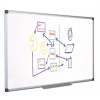 Victoria Visual biela magnetická tabuľa smaltovaná s hliníkovým rámom 60x90 cm