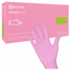 Nitrilové rukavice 100 kusov / Ružové / Nitrylex Pink (S 6-7)