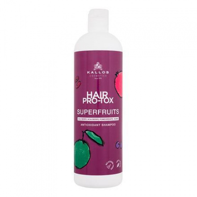 Kallos Cosmetics Hair Pro-Tox Superfruits Antioxidant Shampoo jemný čisticí a posilující šampon 500 ml pro ženy