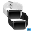 Silikónový remienok (šírka 20mm) – sada 2ks (čierna,biela) – Amazfit Bip U / Samsung Watch 3 41mm / Watch 42mm / Watch Active / Gear Sport / Vivoactive 3 / Huawei Watch GT3 / GT2 (42mm)