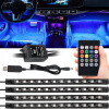 RGB osvetlenie interiéru AUTA KABÍNY AUTA 48 LED + OVLÁDANIE APLIKÁCIE