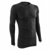 Dlhé -sklené spodné prádlo Kipsta Black XXL (T -shirt tepelná tepelná blúzka priedušná)