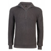 Brandit Marine pulóver Troyer, anthracite - XXL