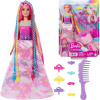 Barbie Dreamtopia Bábika Princezná Zatočené pramene doplnky HNJ06