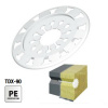 Dotláčací tanier TDX-90 PE minerálna vlna