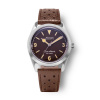 Nivada Grenchen Super Antarctic 3.6.9. Brown No Vintage Effect - Beige Luminous - Brown Racing Strap + 5 rokov záruka a darček ZADARMO