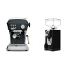 Ascaso Dream ONE, Anthracite + Eureka Mignon Bravo, CR black