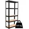 TOH Topeshop REGAŁ P9040 stojan na záhradné náradie Voľne stojace Pozinkovaná oceľ, MDF