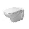 Duravit D-Code - Závesné WC, Rimless, biela 25700900002