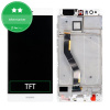 LCD displej + Dotykové sklo + Rám + Batéria Huawei P9 Plus VIE-L09 White Aftermarket