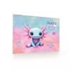 Podložka na lakťovanie s motívom axolotla – 58 x 38 cm