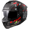 LS2 prilba STREAM II FF808 Angry Monkey matt black/red - XS