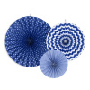 Dekoračné rozety námornícka modrá
