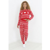 Teplaková súprava - Brave Soul Children's Tracksuit Veľkosť 122 červená (Brave Soul Pow Set FZ3 BDD__122)