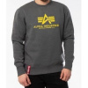 ALPHA INDUSTRIES BASIC mikina bez kapuce 178302 315 šedá ALPHA INDUSTRIES 05-0052