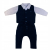 Teplaková súprava - Detský oblek MRFI 80 NAVY MRUE (Elegantné tričko šortiek)